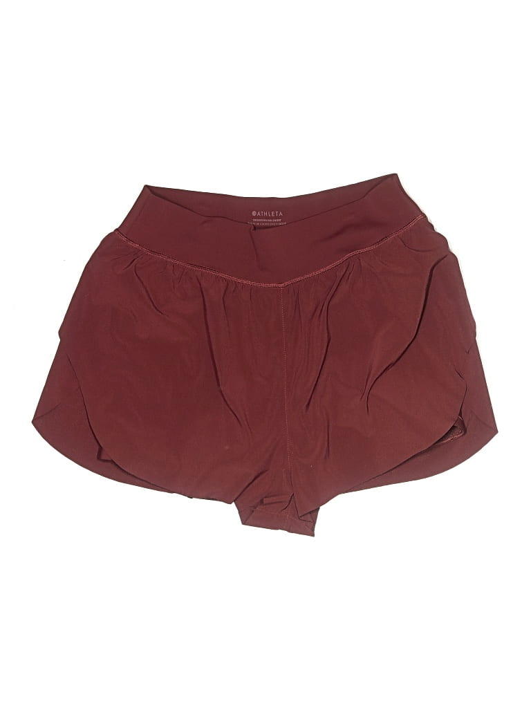 Pre-owned Athleta Casual Skirt In Burgundy