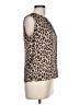 Tahari by ASL 100% Polyester Brown Sleeveless Blouse Size 10 - photo 4