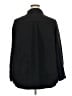 Woman Within 100% Polyester Solid Black Long Sleeve Blouse Size 18 (L) - photo 2