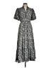 Max Studio 100% Polyester Gray Casual Dress Size M - photo 1