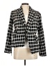 Aqua 100% Polyester Houndstooth Gray Blazer Size M - photo 1