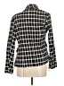 Aqua 100% Polyester Houndstooth Gray Blazer Size M - photo 2