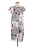 Merona 100% Polyester Gray Casual Dress Size M - photo 1
