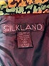 Silkland Animal Print Gold 3/4 Sleeve Button-Down Shirt Size 4 - photo 7