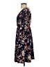 Renee C. 100% Polyester Floral Blue Casual Dress Size S - photo 5