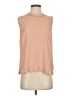 J.Crew 100% Polyester Tan Sleeveless Blouse Size 4 - photo 1