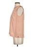 J.Crew 100% Polyester Tan Sleeveless Blouse Size 4 - photo 5