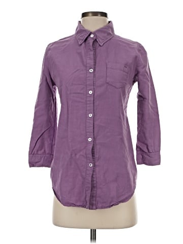 Elizabeth and James 3/4 Sleeve Button-Down Shirt (view 1)