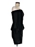 Teeze Me Solid Black Cocktail Dress Size 7 - photo 4