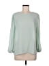 Apt. 9 Green Long Sleeve Blouse Size L - photo 1