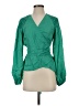 Ted Baker London Green Long Sleeve Blouse Size 4 (1) - photo 1