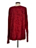 Athleta Paisley Red Burgundy Pullover Sweater Size S - photo 2