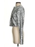 Good American 100% Polyester Metallic Silver Jacket Size Sm (1) - photo 5
