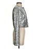 Good American 100% Polyester Metallic Silver Jacket Size Sm (1) - photo 4