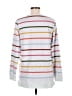 Lands' End Stripes White Sweatshirt Size M - photo 2