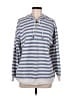 Liz & Co. 100% Cotton Blue Pullover Sweater Size L - photo 1