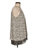 Max Studio 100% Polyester Silver Sleeveless Blouse Size M - photo 4