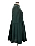 Unbranded Solid Green Casual Dress Size L - photo 4