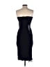 BCBGMAXAZRIA 100% Polyester Black Blue Cocktail Dress Size 4 - photo 2
