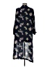 Ann Taylor LOFT Blue Black Kimono Size XS - photo 2