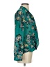 Maurices 100% Polyester Teal Long Sleeve Blouse Size S - photo 4