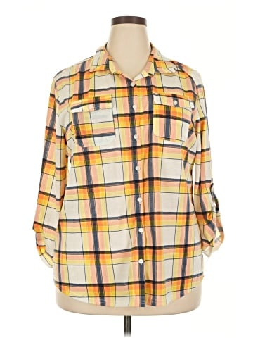 New York Laundry Long Sleeve Blouse (view 1)