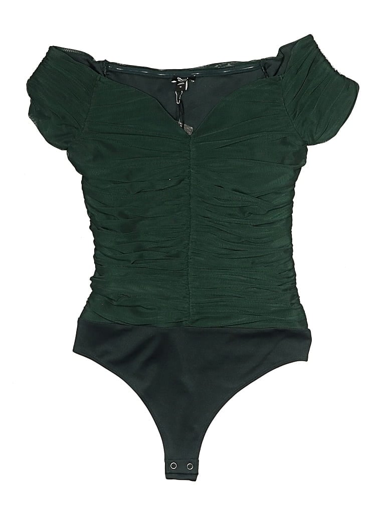 Pre-owned Express Bodysuit In Green