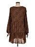 Wild Fable 100% Polyester Animal Print Brown Casual Dress Size M - photo 2