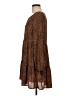 Wild Fable 100% Polyester Animal Print Brown Casual Dress Size M - photo 5