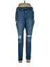 Old Navy Solid Blue Jeans Size 12 - photo 1