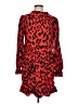 Shein Animal Print Red Cocktail Dress Size 12 - photo 1