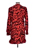 Shein Animal Print Red Cocktail Dress Size 12 - photo 2