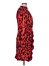 Shein Animal Print Red Cocktail Dress Size 12 - photo 4