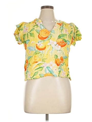 C&C California Short Sleeve Blouse (view 1)