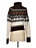 American Eagle Outfitters Print Brown Pullover Sweater Size XS - photo 2