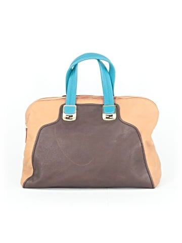 Fendi Leather Colorblock Large Chameleon Satchel (view 1)