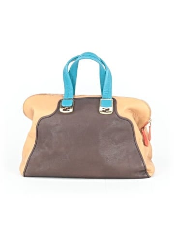 Fendi Leather Colorblock Large Chameleon Satchel (view 2)