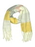 David & Young 100% Polyester Yellow Gray Scarf One size - photo 1