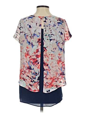 a.n.a. A New Approach Short Sleeve Blouse (view 2)