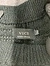 VICI 100% Polyester Chevron-herringbone Black Dress Pants Size 24 waist (estimated) - photo 7