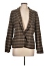 Love Tree Plaid Brown Blazer Size L - photo 1