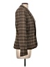 Love Tree Plaid Brown Blazer Size L - photo 4