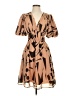 Unbranded 100% Polyester Print Brown Cocktail Dress Size S - photo 1