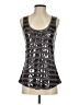 Garnet Hill Silver Sleeveless Top Size S - photo 1