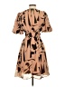 Unbranded 100% Polyester Print Brown Cocktail Dress Size S - photo 2