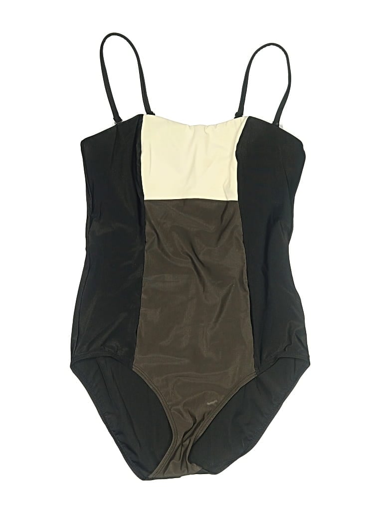 Pre-owned Assorted Brands One Piece Swimsuit In Black