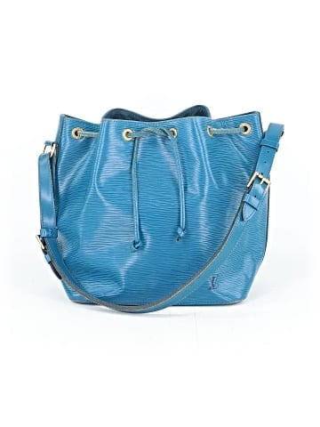 Louis Vuitton Leather Bucket Bag - front