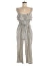 Zara Basic Stripes Gray Jumpsuit Size M - photo 1