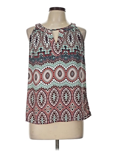 Skies Are Blue Sleeveless Blouse (view 1)