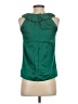 BCBGMAXAZRIA 100% Silk Green Sleeveless Silk Top Size XXS - photo 2
